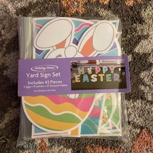 NWT Easter yard sign